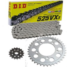 Chainset Suzuki GSF 400 Bandit 91-92 Chain DID 525 VX 114 Open 14/47