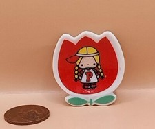 Sanrio Little Kitty 26 FLOWER DISH (PATTY/Red) 1976 