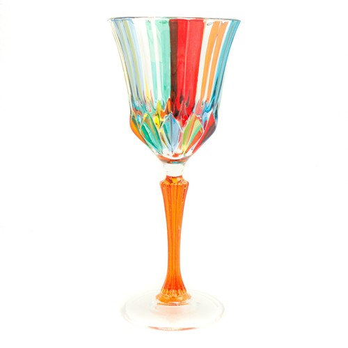 Murano wine glass multi - wine,