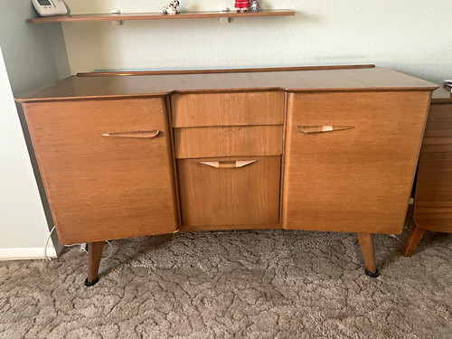 Art deco brown - brown, sideboard