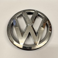 VW VOLKSWAGEN POLO 6R FRONT MAIN GRILLE BADGE SCRATCHED LOGO 2009 - 2014 #AG2 