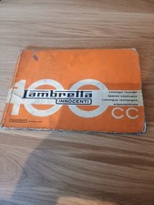 Lambretta Innocenti  Jrange Cento  parts Manual 1964 Original.
