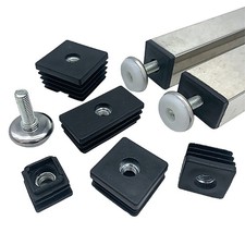 Square Tube Inserts End Caps /