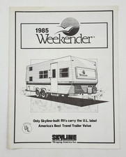 RV Brochure 1985 Weekender By