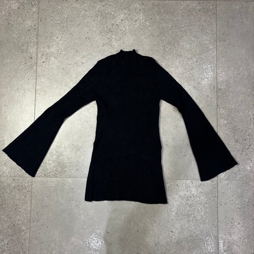 Meshki black knit dress - black,