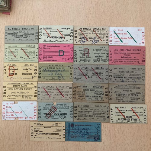 Railway tickets 22 x - tickets., (