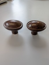 ART DECO BROWN DOOR HANDLES