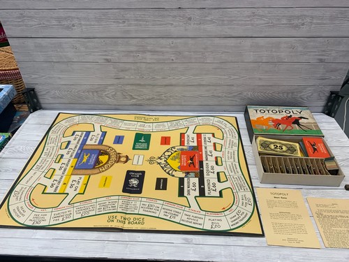 Vintage totopoly board game - totopoly,