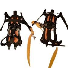 Orange Hiking Crampons Ice