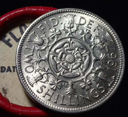 Two shillings 1967 - uk,