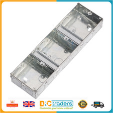 3 Gang 35mm Galvanised Steel