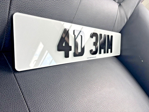 Number plates gel high - number, &
