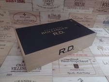 Wooden Wine Box Crate with lid