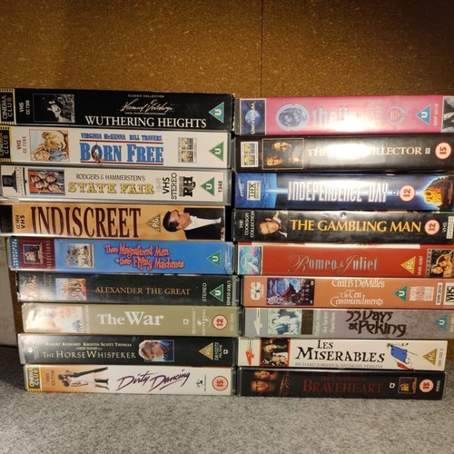 Job lot bundle vhs - job, of
