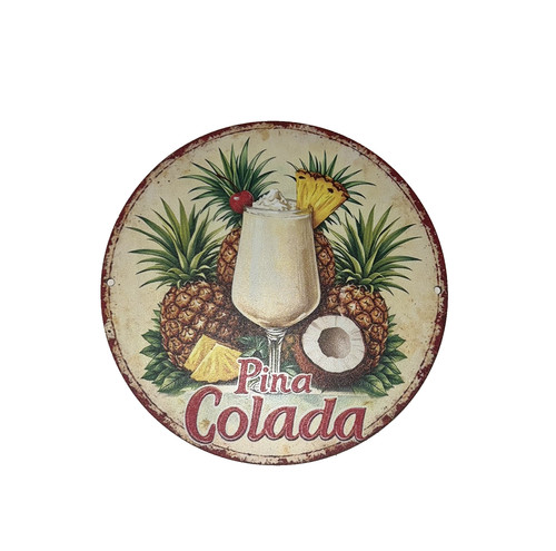 Retro pina colada wooden - pina,