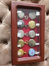  Pocket Watch Collection in Display Cases - Untested