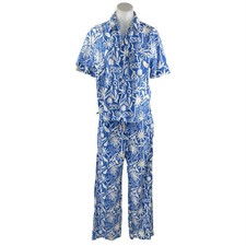 Zara Women's Blue Printed