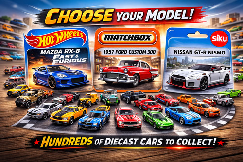Hot wheels matchbox siku - hot,