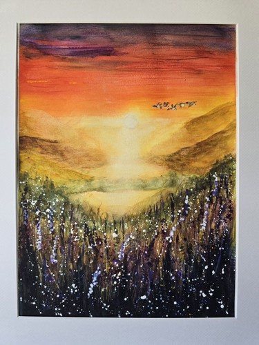 Original lake district sunset - district,