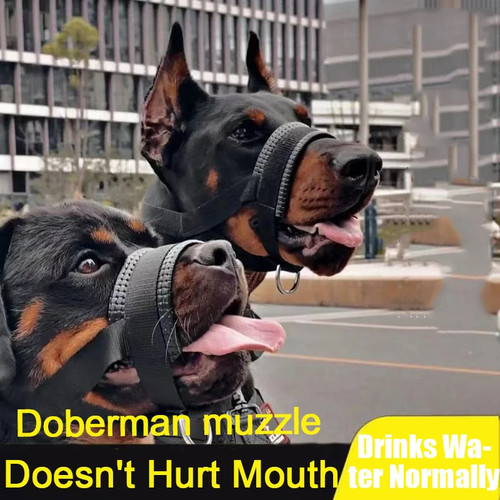 Adjustable dog muzzle anti - adjustable,