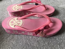 juicy couture flip flops (100%