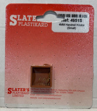 Slaters 4951S - 4mm Scale (00 Gauge ) - 12 x 1.6mm Brass Handrail Knobs - 2nd P