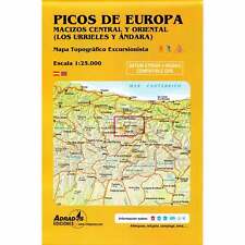 Map Picos De Europa Spain
