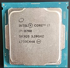 Intel Core i7-8700 Processor 3.20 GHz SR3QS  & CPU cooler