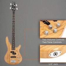 Glarry Burlywood GIB 34" 4
