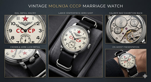 Rare vintage molnija 3602 - vintage,