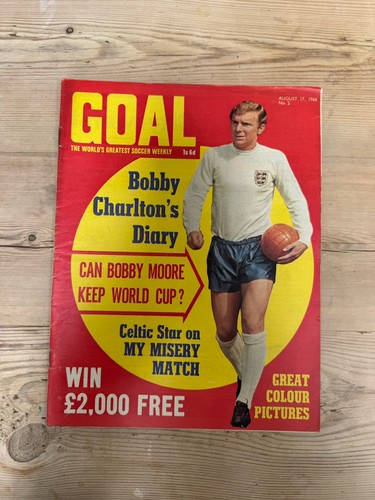 Goal magazine august 1968 - goal,