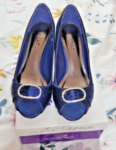 Ladies navy blue - ladies, toe