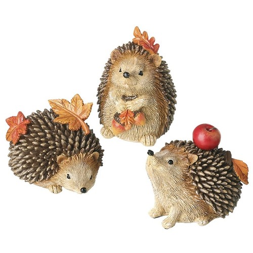 Set autumnal hedgehog - ,