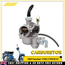 New M152-C90CB-M Carburettor Carb Carburetor For Honda C90 1980-2002 Cub 19mm UK