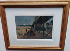 ARTHUR STEWART MACKAY 1909-1998 SIGNED OIL PAINTING THE PIER RYDE, ISLE OF WIGHT
