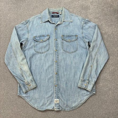 Levis denim shirt adult small - denim,