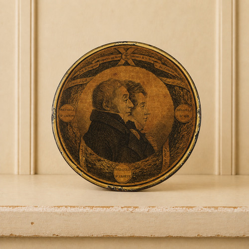 Snuff box papier - papier, mache