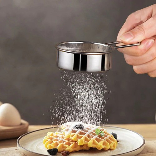 Stainless steel handheld flour - stainless,