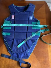 HORSE RIDING BACK PROTECTOR 17INS  CHEST PIT TO PIT  ELCRO FASTENING 24INS LONG 