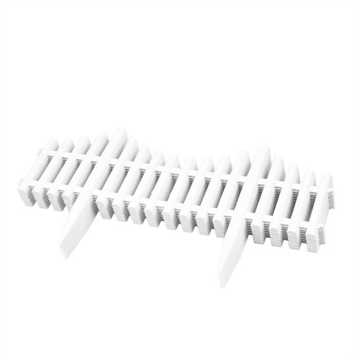 White plastic picket - white,
