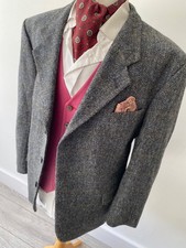 HARRIS TWEED mens MILLER GREY