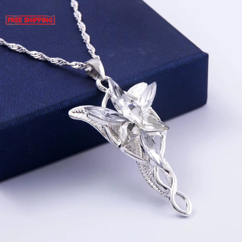 Silver arwen evenstar - evenstar, necklace