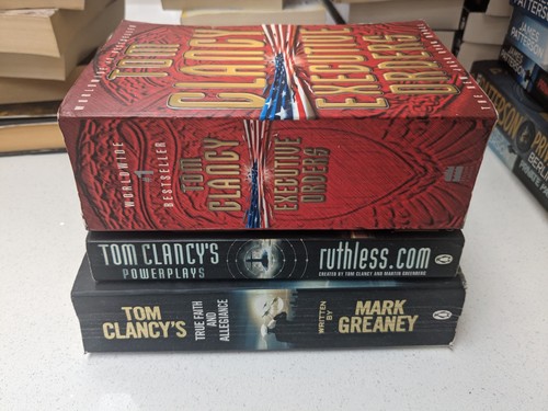 Tom clancy books bundle - x,