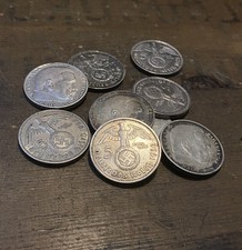 Silver 5 Reichsmark coins Paul