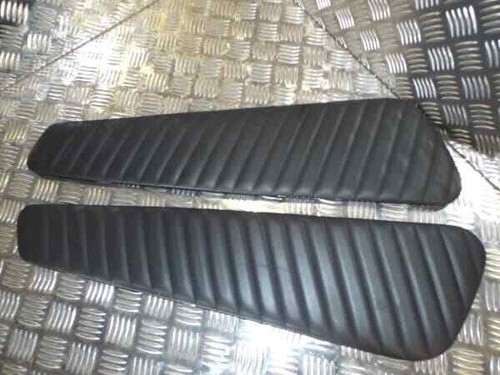 Left door card leather trim - left,