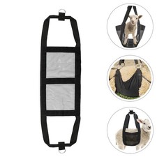 1pc Portable Lamb Calf Lifting Gear Practical Livestock Weighing Sling (Black)