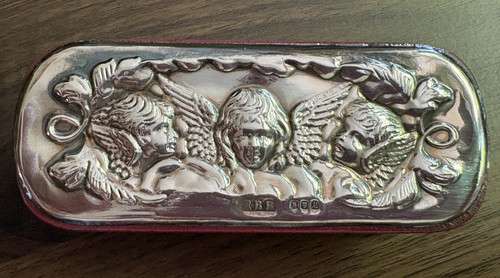 Vintage red leather trinket - vintage,