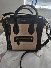 CELINE Nano Bag Nano Brown/ beige Leather