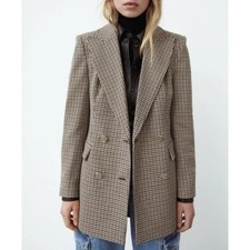 Zara Houndstooth Double