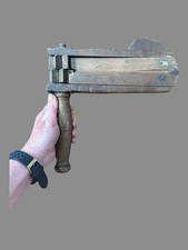 Old Football Clacker Rattle Double Clack - Oak